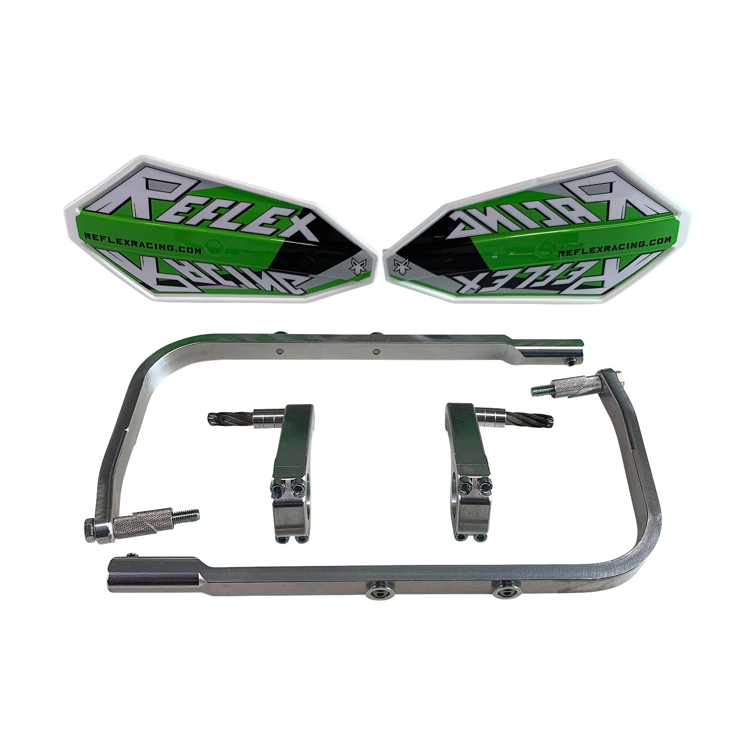 Moose Racing Standard Aluminum Handguards Silver M6002-1 For 7/8" Bars