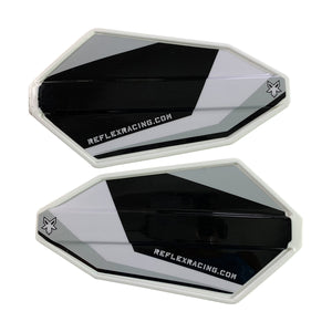 Standard Recurve Shields White Black RR-WH-BKM